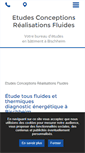 Mobile Screenshot of ecrf-etudes-fluides.fr